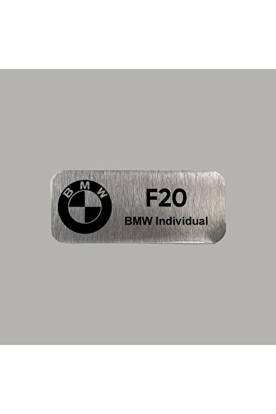 CRF BMW F20 Metal Etiket 3x7 cm Arkası Yapışkanlı 1 Adet