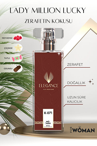 silver elegance vip perfume Lady Million Lucky Edp 50 ml – Meyvemsi, Tatlı ve...