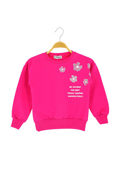 CRASSİ Girl's Blouse Printed with Embroidery