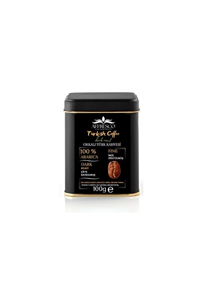 Affresco Okkalı Turkish Coffee 100 Gr / Tin Box