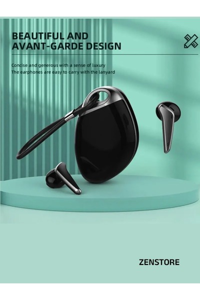 Zen Store سماعات أذن لاسلكية مع علبة شحن