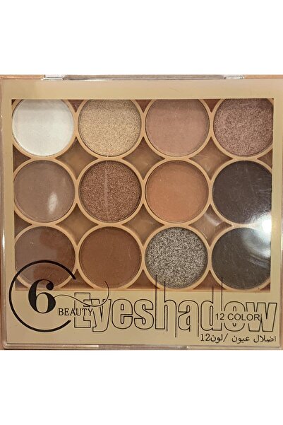 6 Beauty 12-color eyeshadow palette