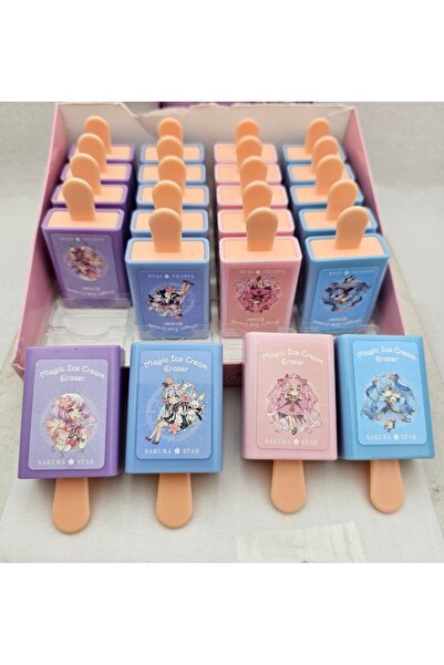 Meyra Accessories sakura star magic cutie magnetica cu gumă de șters cutie dublă drăguț și elegant cadou pentru preșcolar 1buc