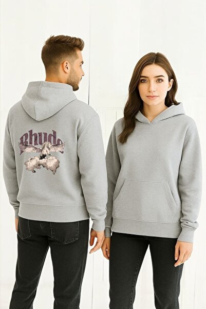 ArtYus Бхуде Цветна блуза с качулка и принт