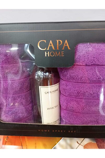 Çapa Home Premium Cotton Gift Dowry Set Daily Room Scented 2-Piece Hand, Face and Bath Towels 50X90 70X140