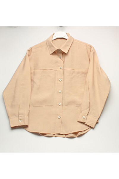 İDİL قميص بجيوب بيج