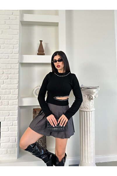 DİMA FASHİON Stone Detail Knitwear Pullover