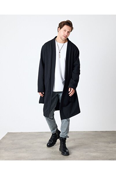 BABBOSS Long Belted Cotton Poncho