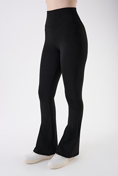 İmaj 434 Black Color Recovery and Extra Stretch Effect Normal Waist Spanish Leggings