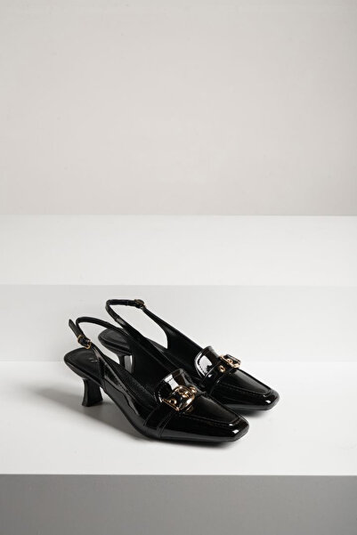 BEİAZ Majensia Kadın Tokalı Slingback Topuklu Ayakkabı