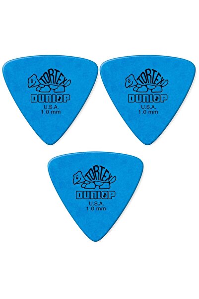 DUNLOP Jim 431P1.0 Tortex 3 Adet Üçgen Gitar Pena (1 mm) triangle