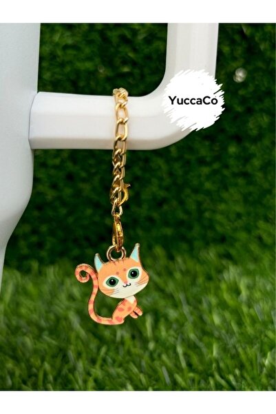 YuccaCo Accessorize Your Life Cat Thermos Ornament/Kitten Thermos Charm/Cat Animal Figure Bag Charm