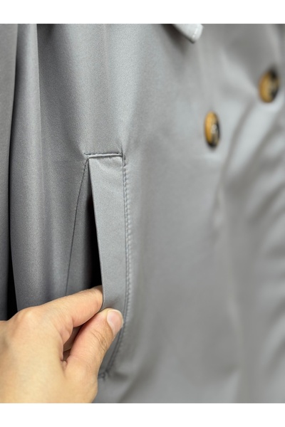 BENAHOLL Doreva Reglan Kollu Bondit Trenç-MF1788 Gri