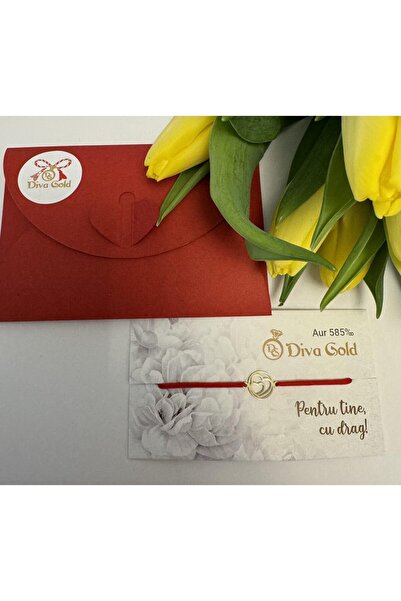 Diva Gold Brățară de aur cu inimioare