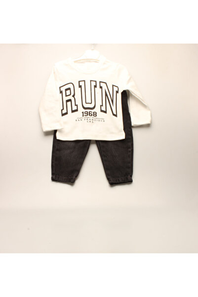 İDİL Black Pants T-Shirt Set