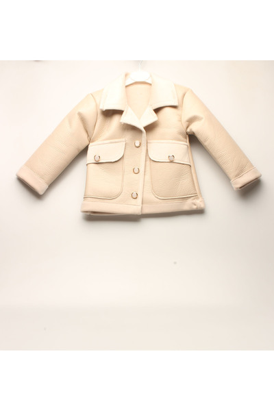 İDİL Beige Leather Jacket