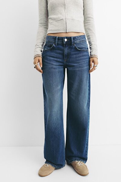Pull & Bear Düz kesim düşük bel jean