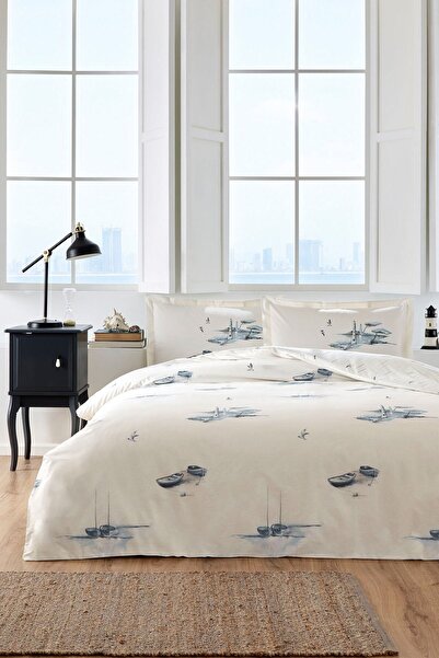 Özdilek Rowboat Sheet Elasticated Single Duvet Cover Set