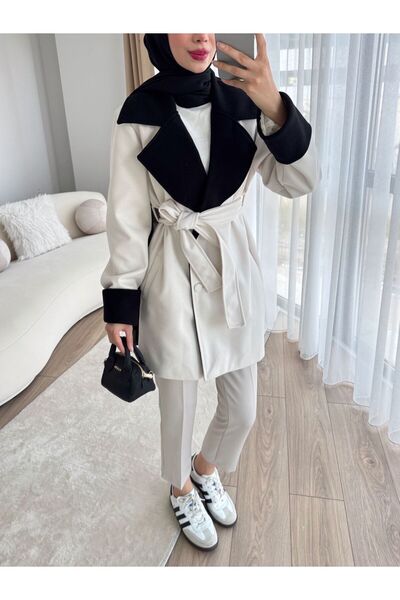 dezer GARNİ DETAYLI ASTARLI KAŞE CEKET