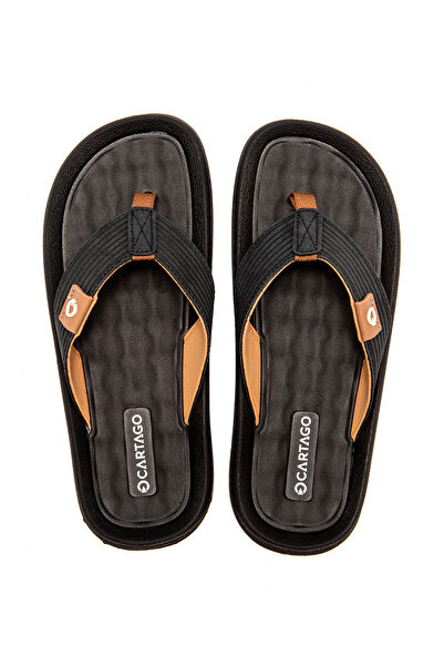 Cartago Dunas Men's Flip Flops Black-Brown 39/46