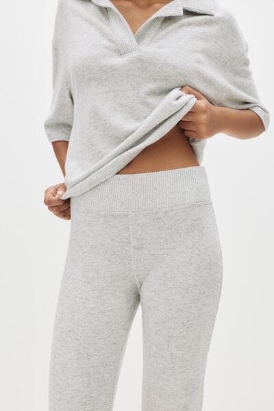 Pull & Bear Yumuşak dokunuşlu çan paça pantolon