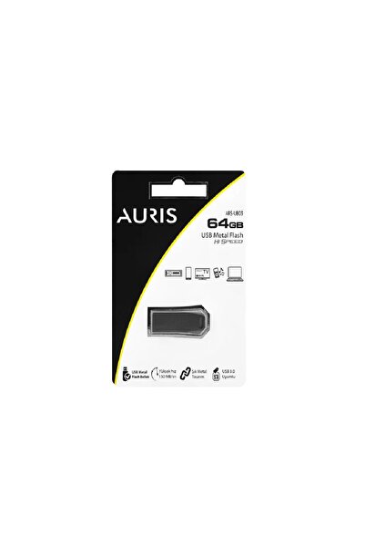 Auris Ub03 64Gb USB 3.0 Compatible Metal Flash Memory