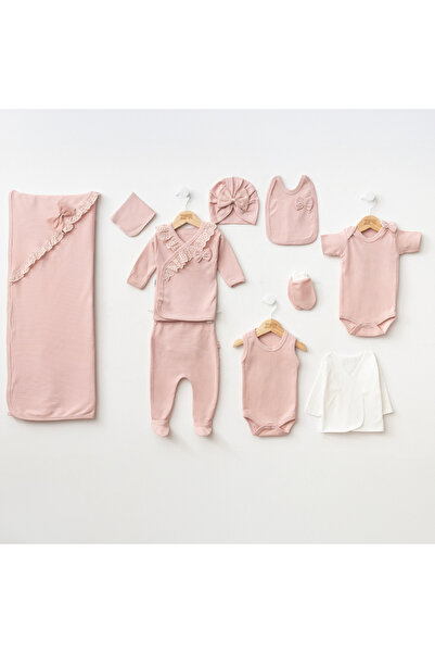 MİLAYS LİFE HOME COLLECTİON KIZ BEBEK ORGANİK 0-3 AY RAPORLU FİSTOLU 10 PARÇA...