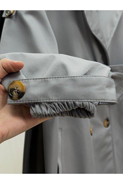 BENAHOLL Doreva Reglan Kollu Bondit Trenç-MF1788 Gri