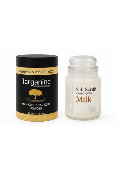Targanine Targanina Manicure Pedicure Powder 500 Gr + Cream Peeling 300 ml