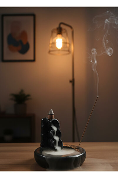 SEMY STORE Oluk Tasarımlı Geri Akış Tütsüsü, Şık, Dekoratif, Ev Dekorasyon, O...