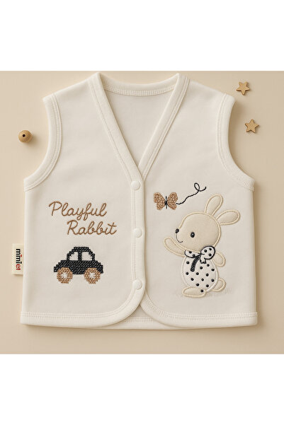 AKİ MODA KİDS Baby Boy 100% Cotton Combed Vest