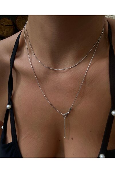 pop up store Topcuk Chain Double Steel Necklace Set