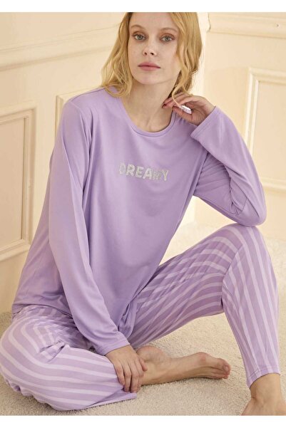 pijamaworld طقم بيجامة ميلان بأكمام طويلة