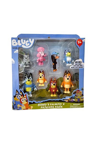 Sale4u Set 8 figurine Bingo Bluey si prietenii, +3 ani