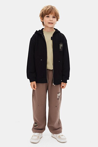 HAUSEkids 8-14 Years Old Street Style Boys' 3-Piece Set-Black