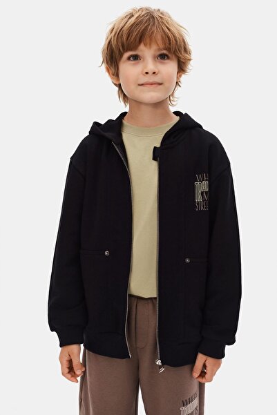 HAUSEkids 8-14 Years Old Street Style Boys' 3-Piece Set-Black