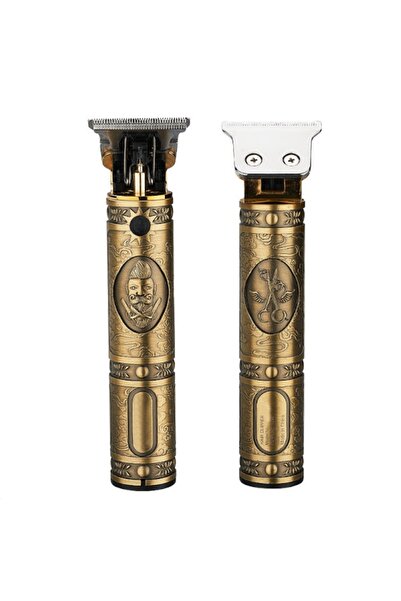 Sale4u Masina de ras si tuns, lama Tip T, incarcare USB