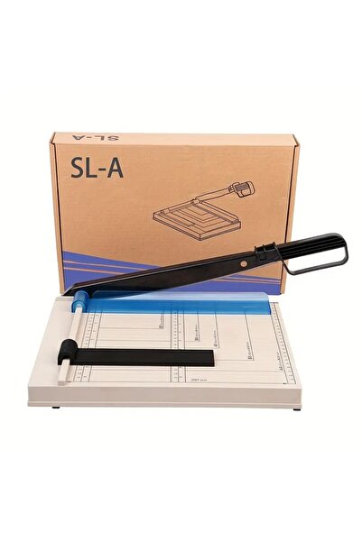 YYB Kağıt Kesici, Güvenlik Korumalı ve Bıçak Kilidi Olan Kağıt Dilimleyici A4 Giyotin Kaliteli Kesim