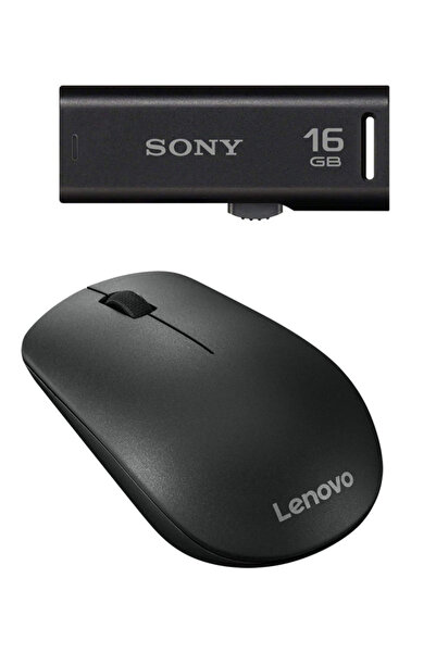 LENOVO 400 Kablosuz Mouse + Flash Bellek Ikili Set