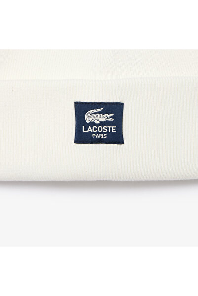 Lacoste Unisex Beyaz Bere