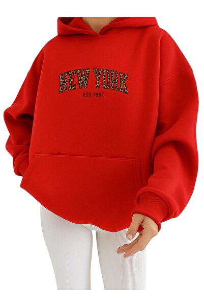 BENROMA سترة رياضية بقلنسوة للجنسين مصنوعة من القطن الممشط بـ 3 خيوط مع طباعة...