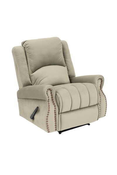 Lazy Vibes Velvet Rocking & Rotating Recliner Chair | NZ120