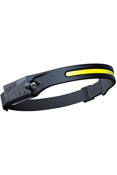 EMATTERIO Rechargeable Headlamp, 350 Lumens, Motion Sensor, USB Type-C, Waterproof,