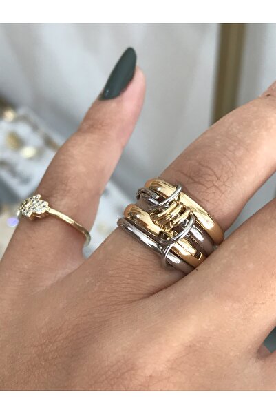 the ASEL İNCİ خاتم موديل متعدد الحلقات عصري