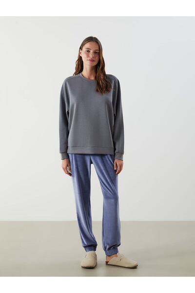 LC Waikiki Crew Neck Oversize Women's Pajama Top