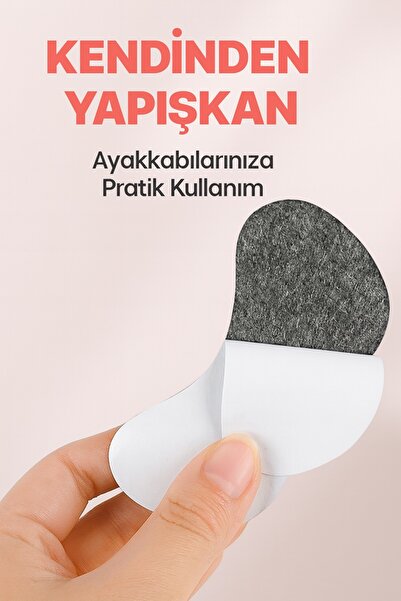 poswicon Kendinden Yapışkanlı, Yumuşak Sünger Destek, Topuk Koruyucu Ped 5 mm