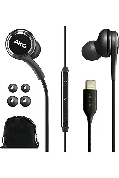 AKG Samsung In-Ear Earphones with Type-C Port and Microphone for Samsung Devices, White