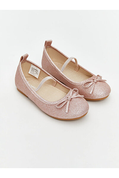 LC Waikiki Girl's Ballerina Flats with Bow Detail
