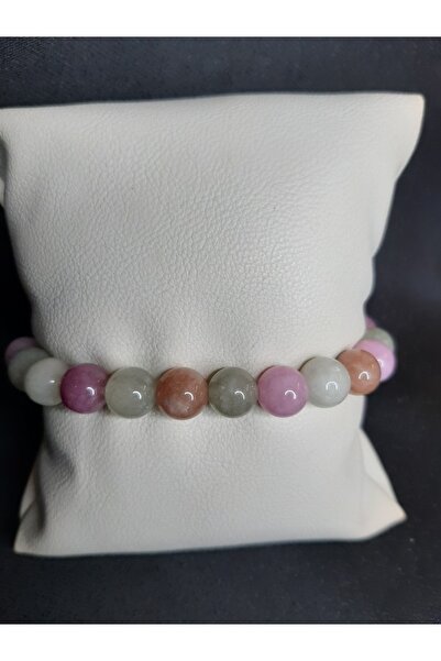 MRYart Agate Stone Bracelet Designed with Pink and Tones Elegant and Stylish ...