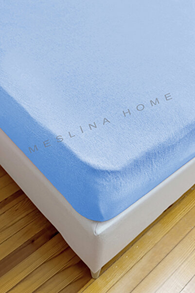 Meslina Home Combed Cotton Fitted Sheet 100% Cotton Sheet Combed Cotton Single Double-King Size